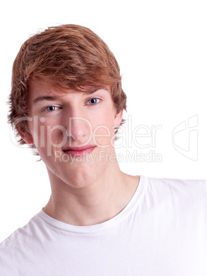 young man in shirt