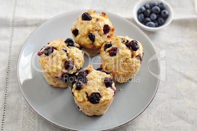 Heidelbeer Vollkorn Muffins