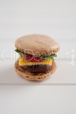 Süsse Macaron Burger