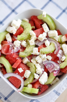 Wassermelonen Salat