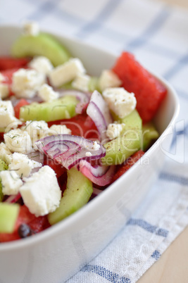 Wassermelonen Salat