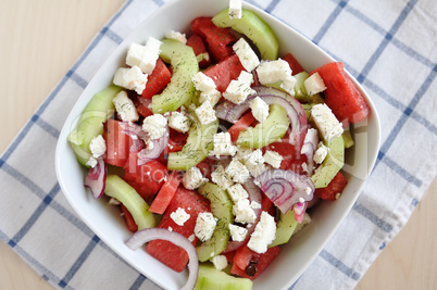 Wassermelonen Salat