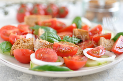 Panzanella, italienischer Brotsalat