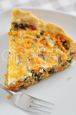 Karotten Spinat Quiche