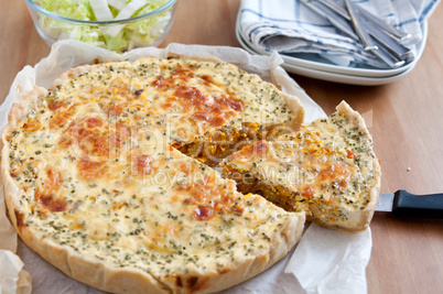 Kürbis Quiche