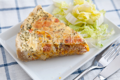 Kürbis Quiche