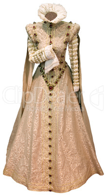 renaissance woman dress cutout