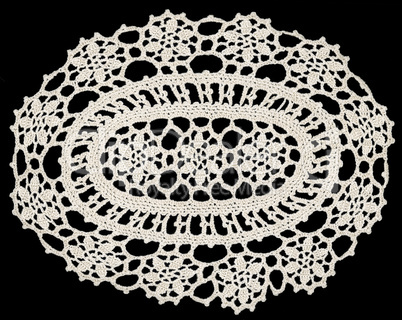 doily square ornament