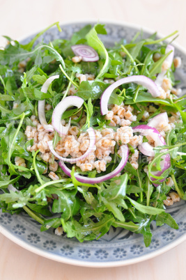 Dinkel Salat mit Rucola