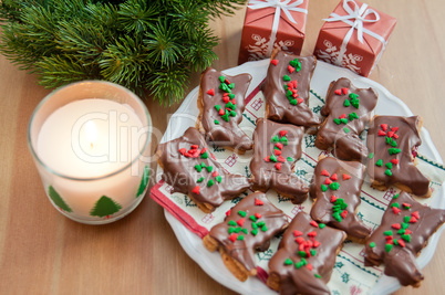 Schokoladen Weihnachts Plätzchen