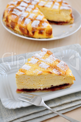 Topfentorte, Käsekuchen