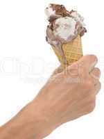 ice cream cornet cutout