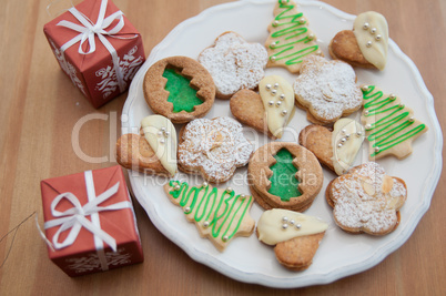 Gemischte Weihnachtsplätzchen