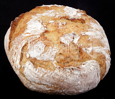 rye round bread cutout