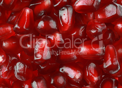 pomegranate seeds background