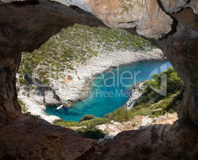 View from cave