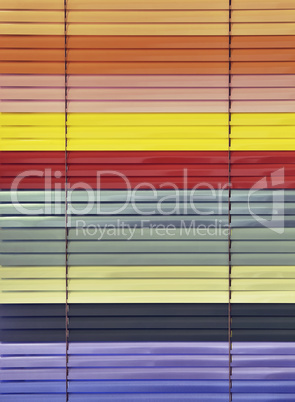 colorful blinds