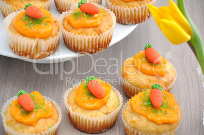 Karotten Cupcakes