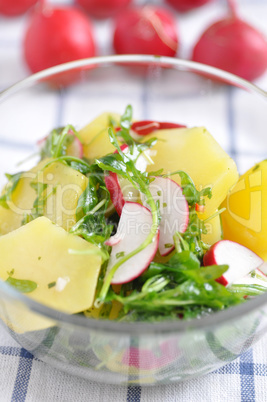 Kartoffel Salat im Glas