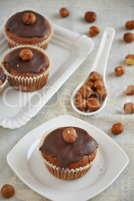 Schokoladen Nuss Muffins