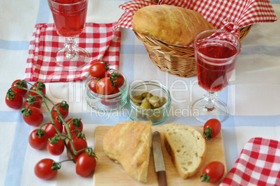 Italienischer Mittagstisch - Table Setting