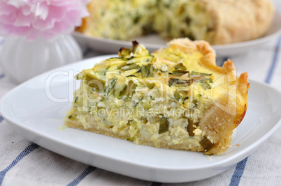 Zucchini Crostata Quiche