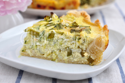 Zucchini Crostata Quiche