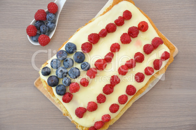 Beerenkuchen für 4th of July