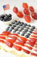 Beerenkuchen für 4th of July