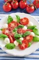 Caprese, Tomaten Mozzarella Salat