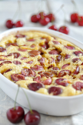 Clafoutis mit Kirschen