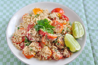 Tomaten Couscous Salat