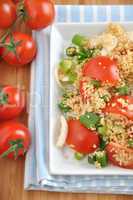 Tomaten Couscous Salat