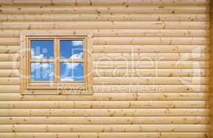 wooden cottage wall