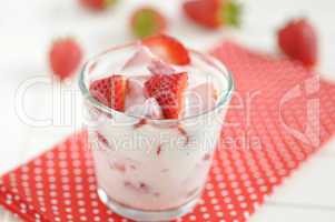 Erdbeer Dessert Creme