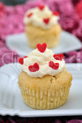 Herz Cupcake