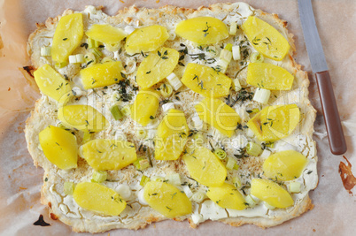 Kartoffel Pizza