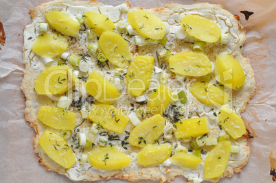 Kartoffel Pizza