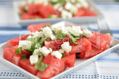 Wassermelonen Feta Salat