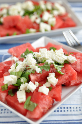 Wassermelonen Feta Salat