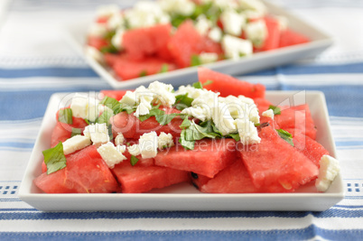 Wassermelonen Feta Salat