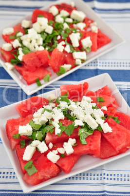 Wassermelonen Feta Salat