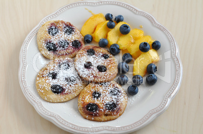 Heidelbeer Pfannkuchen