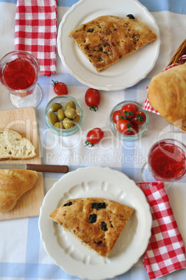 Italienischer Mittagstisch - Table Setting