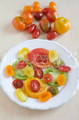 Bunter Tomaten Salat