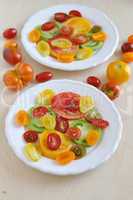 bunter tomaten salat