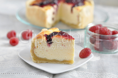 Käsekuchen mit Beeren