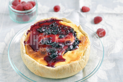 Käsekuchen mit Beeren