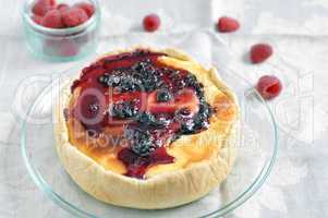 Käsekuchen mit Beeren