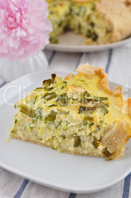 Zucchini Crostata Quiche